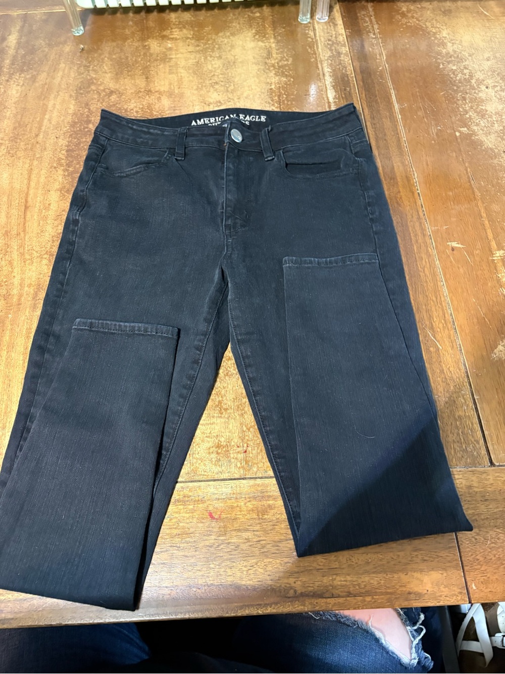 American Eagle Outfitters Men’s Black Slim Straight Jeans